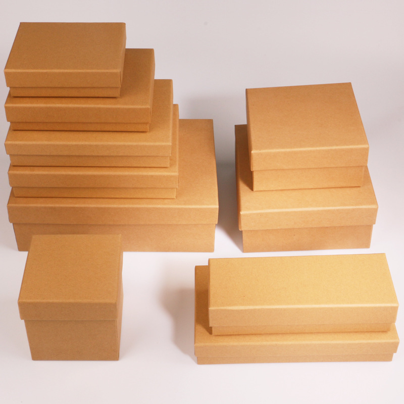 天地盖牛皮纸礼品盒 男士女士520情人节礼物包装盒钥匙扣礼盒批发