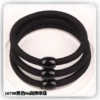 1670# black 06 high elastic beads