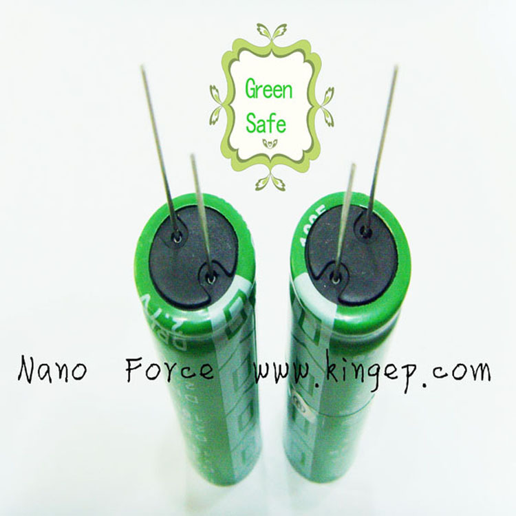 厂家生产2.7V0.01同向引出线共和电子10*20mm电容器电容