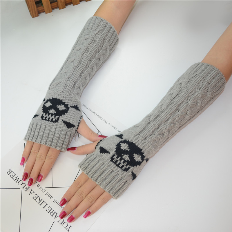 Yifan Otoño e Invierno deportes al aire libre ciclismo cálido estilo coreano cráneo personalizado de media longitud de punto opresleeve hombres y mujeres manga del brazo