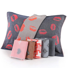 棉枕巾厂家批发棉三层纱布枕巾成人欧式提花单人简约卡通棉枕巾