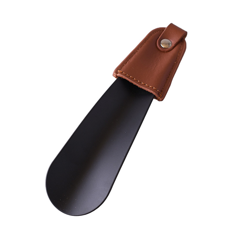 Funda de cuero marrón lacado negro (16,5 cm de largo) 68,8g