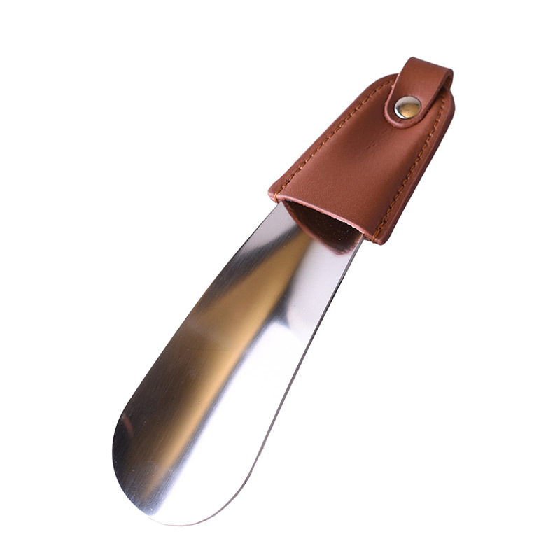 Funda de cuero marrón plateado (16.5CM)58g