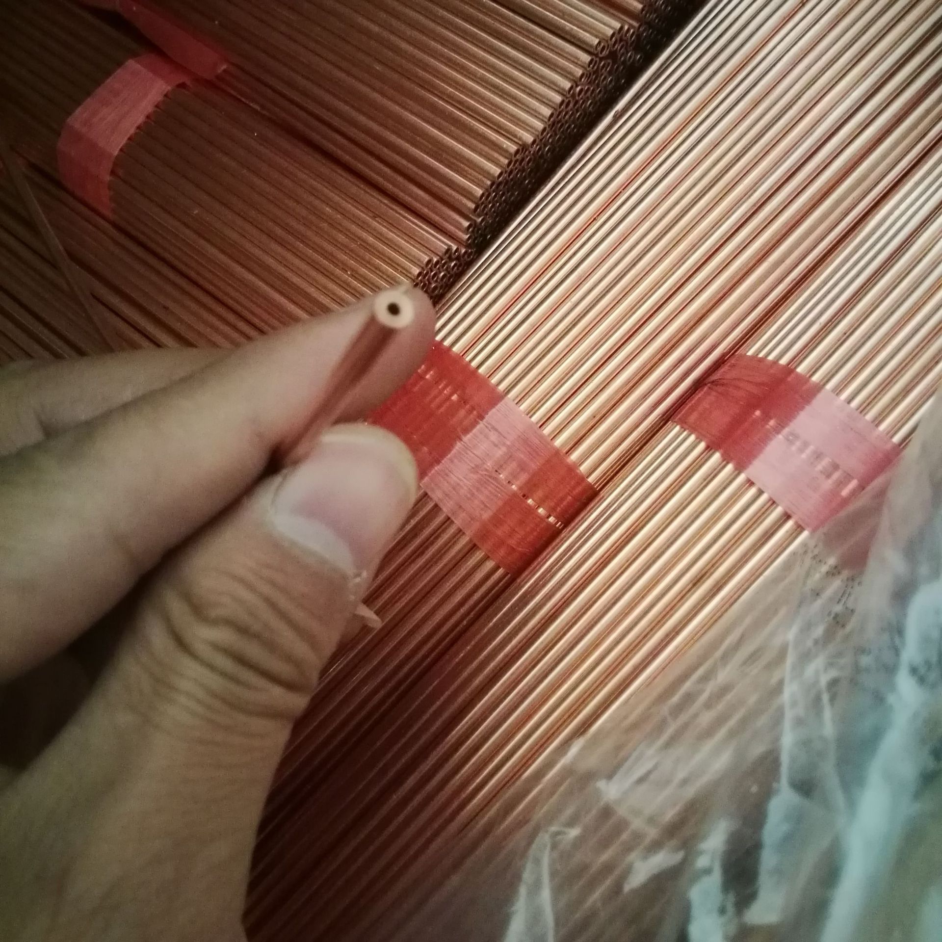 天津批发仪器毛细铜管 2*0.3/2*0.6/1.7*0.3/2.6*0.5/1.6mm*0.4mm