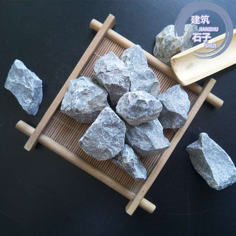 厂家供应 建筑搅拌站用 碎石子铺路用 灰石子碎石子