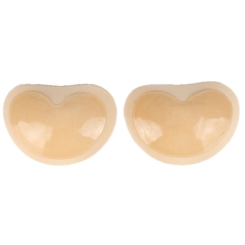 Manufacturer wholesale self-adhesive invisible breast pads bikini underwear swimsuit breast pads thickened heart corner sponge bra inserts