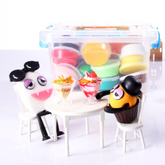 廠家直銷24色超輕粘土男孩女孩益智玩具黏土安全橡皮泥