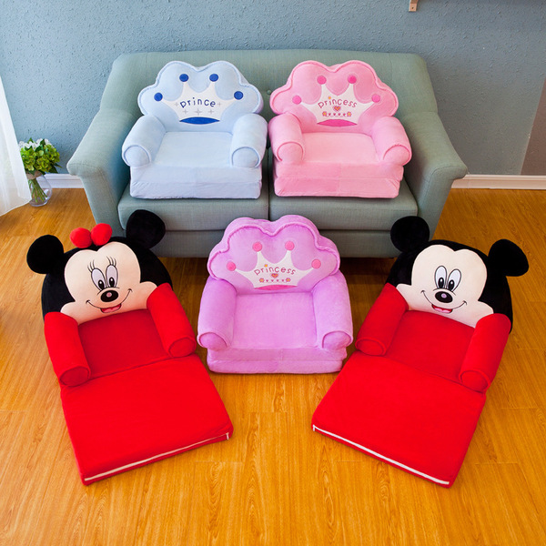 Double-layer folding children's cartoon sofa