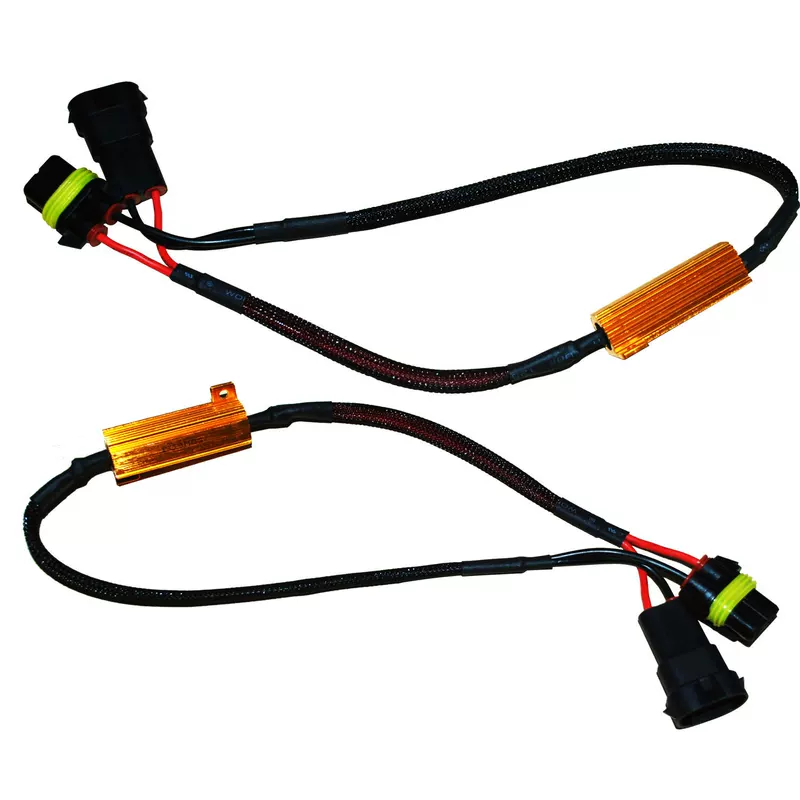 Factory wholesale LED car light modification decoding wire group H7 9006 pyrine lamp decoder resistance wire resistance beam increases