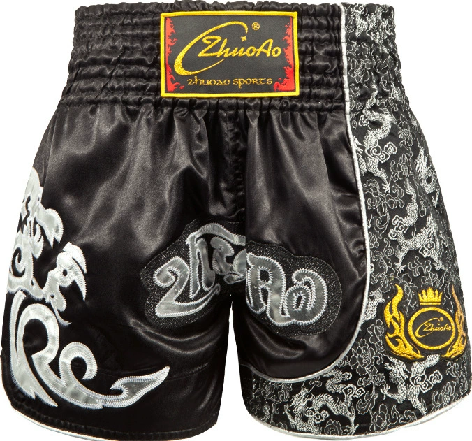 Boxing Training Shorts, Muay Thai Style, Satin Finish, Sizes XXXS(110)–XXXXL(200)