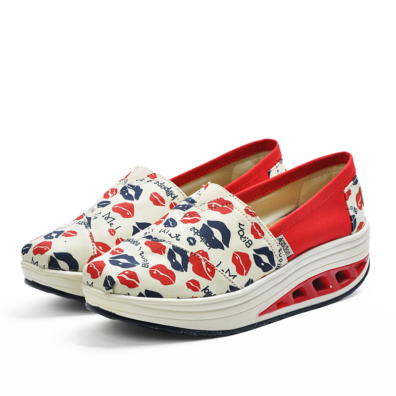 Augusto zapatos mecedora nuevos zapatos casuales de lona de estilo coreano para estudiantes mocasines de mujer zapatos de mujer Harajuku entrega de una sola pieza