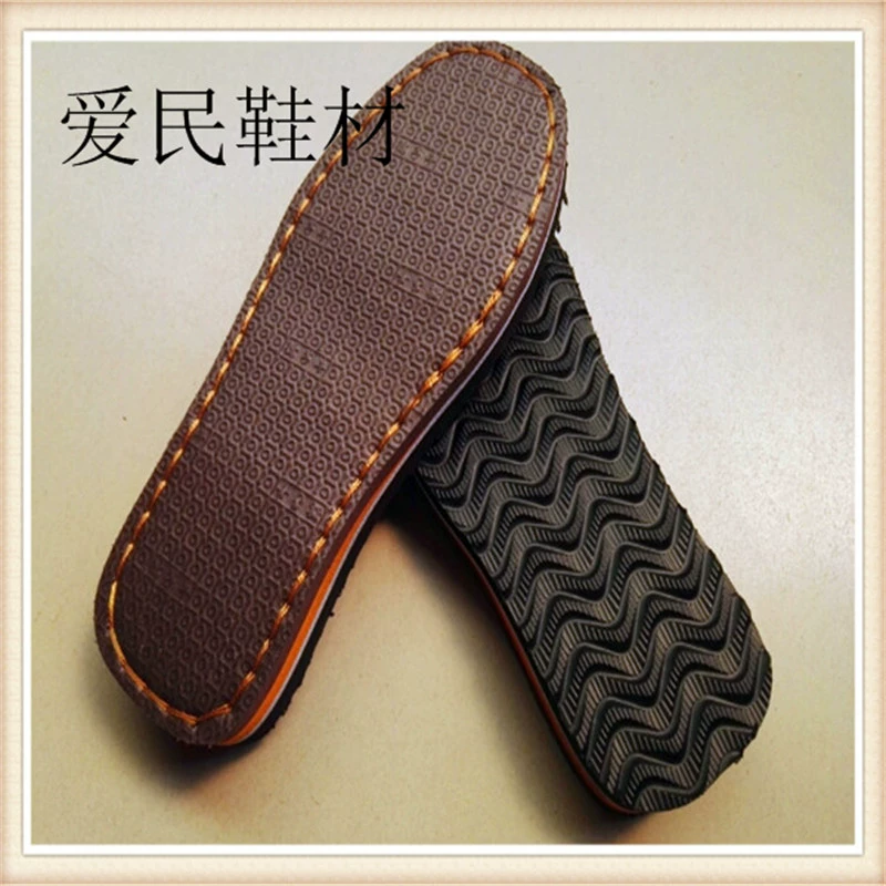 Фабрика прямой Резиновый Поддон Tenglong домашние хлопковые тапочки подошва Нескользящая одежда шерстяная подошва ручной работы оптом