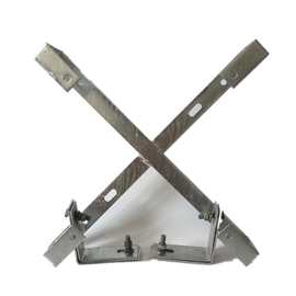 OPGW光缆杆用余缆架 镀锌铁件盘缆架厂家 图片