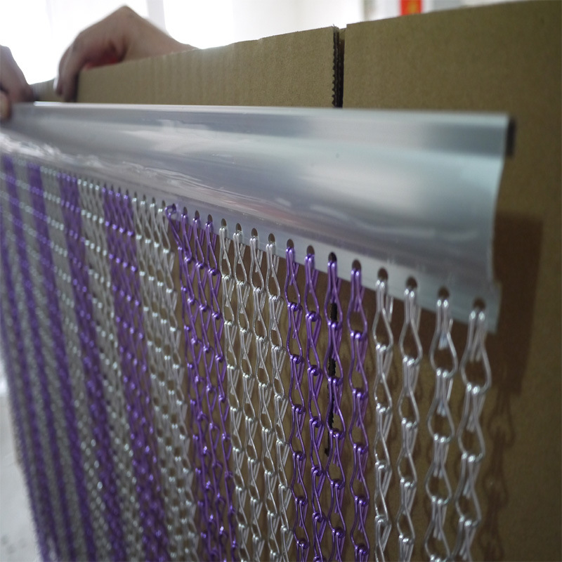 金属挂帘 金属网帘 铝双钩链帘 酒店商场软隔断装饰帘 门窗挂帘