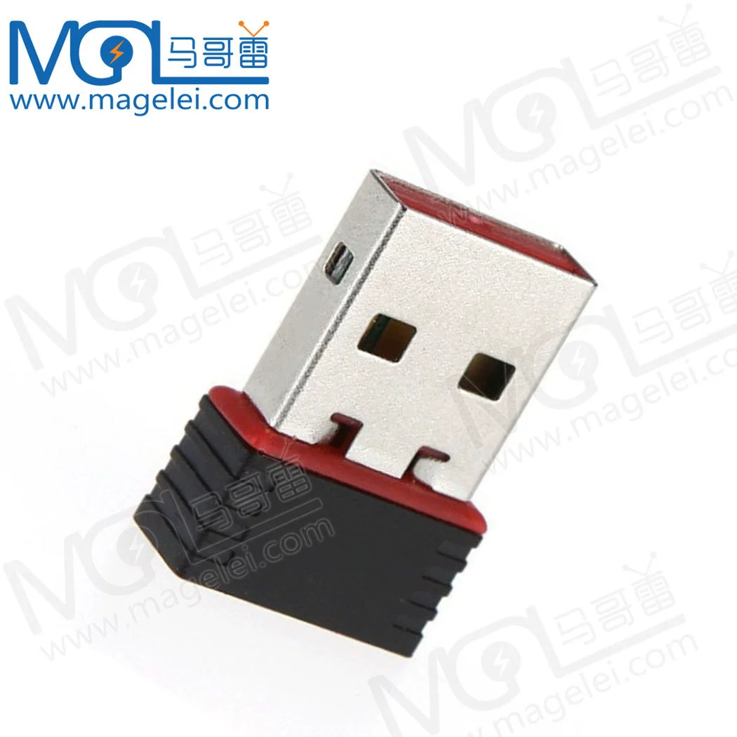 Беспроводная сетевая карта USB, мини-адаптер Wi-Fi, сетевой модуль 150М, красная окантовка