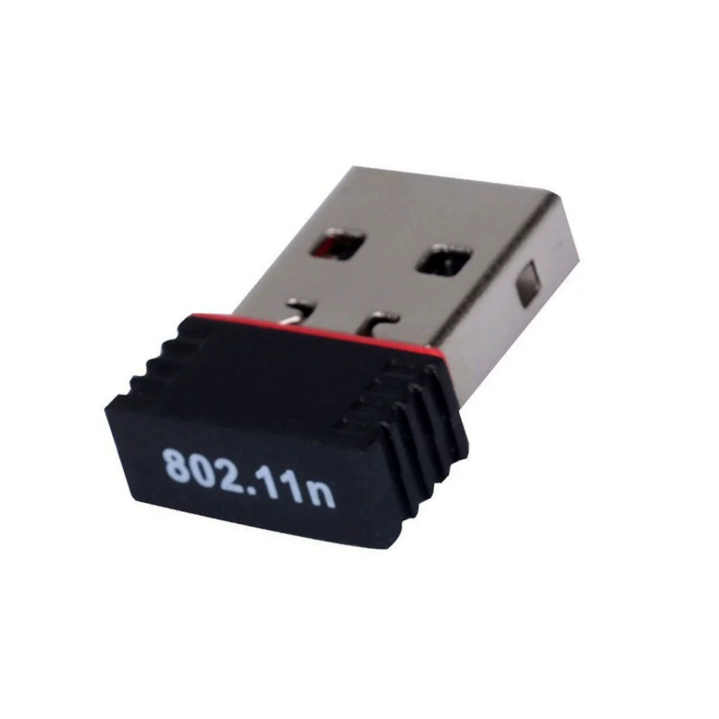 Беспроводная сетевая карта USB, мини-адаптер Wi-Fi, сетевой модуль 150М, красная окантовка