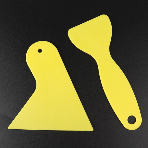 Car wrap tool Yellow small scraper Car beauty shop scraper Car wrap small scraper Car wash tool