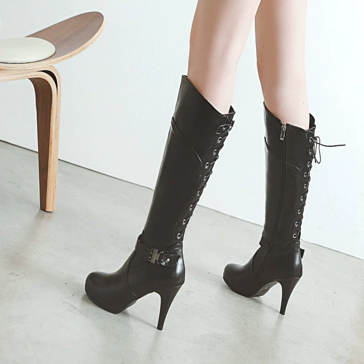 2021 Новая модная Элегантная удобная обувь Martin на высоком каблуке высокие сапоги больших размеров 40-48 трансграничная Внешняя торговля