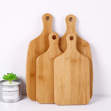 ZJ05实木砧板批发 可悬挂手柄竹木双面可立菜板家用简约木质切菜