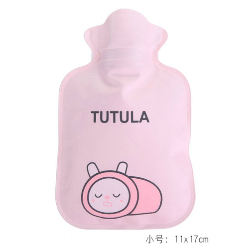 Cartoon water-filled hot water bottle student flush hand warmer advertising gift warm water bag polyester warm water filled hand warmer bag