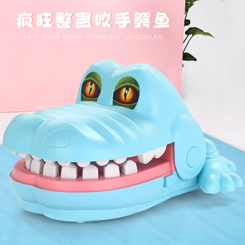 Tricky Biting Hand Crocodile Biting Finger Big Shark Large Luminous Sound Toy Interactive Toy Birthday Gift