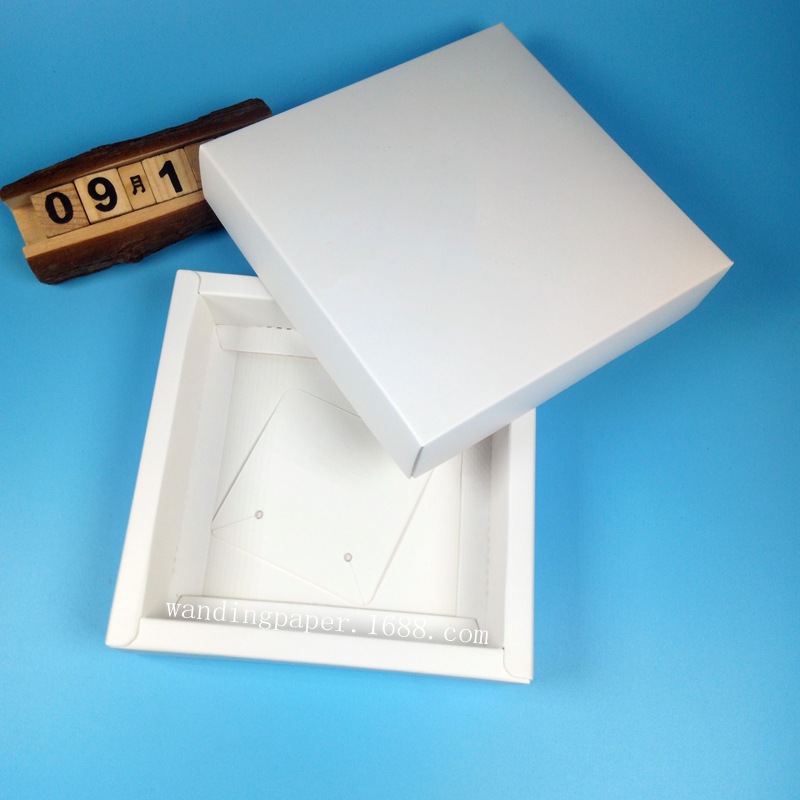 彩色纸盒制作纸盒批发 小白盒 白色纸盒 白盒加印logo 礼品包装盒