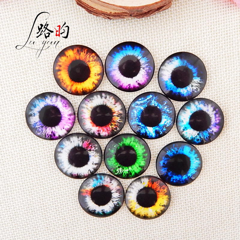 Accesorios decorativos de ojo de serpiente con gemas y cristales para manualidades y adhesivos