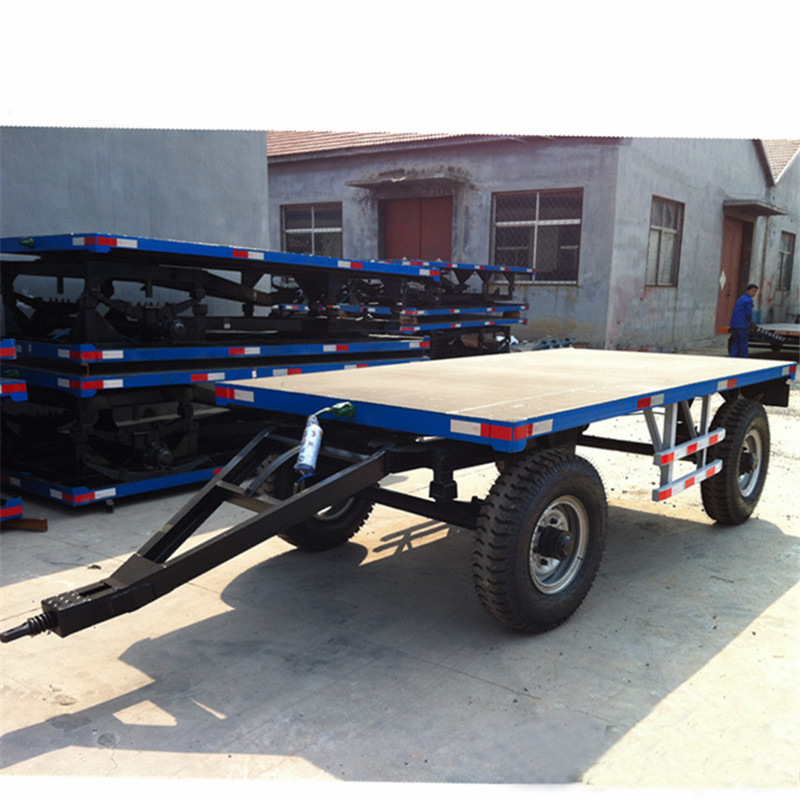 场内转运平板拖车 机组转运挂车 叉车拖车 厂内运输平板拖车