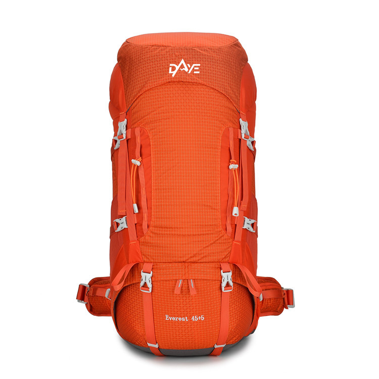 Capacious professional backpack for hiking