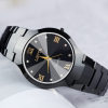 Steel watch for beloved suitable for men and women, calendar, Tungsten steel