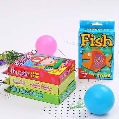 外貿早教遊戲卡片英文桌遊牌 兒童益智科教玩具親子互動卡牌制做