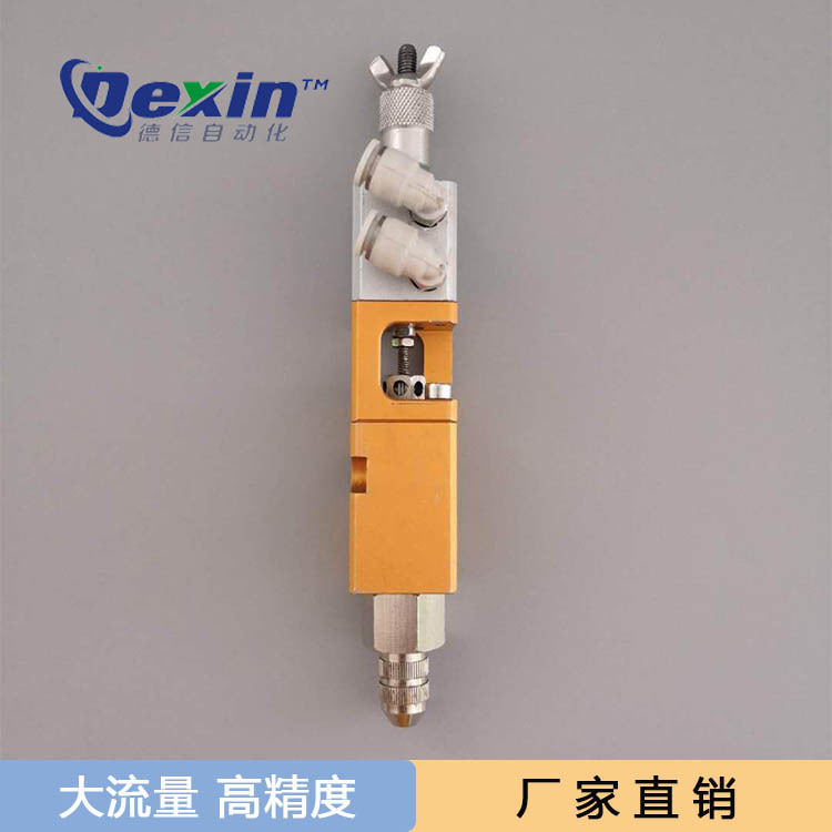 厂家直销大流量点胶阀 回吸式气动精密点胶阀 防滴胶拉丝回吸阀