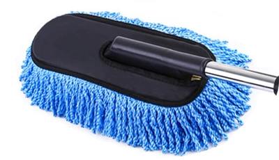 Manufacturer Car Wash Tools Car Cleaning Electrostatic Microfiber Car Brush Retractable Dust Duster Mop Wax Mop Car Wash Brush (Car cleaning tools) - blue-22-line-opp-bag-blue-large-brush-regular-style