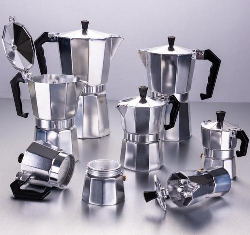 Octagonal aluminum coffee pot Moka pot aluminum pot coffee maker coffeemaker espresso brewing coffee