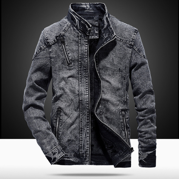 demi-season trend retro denim jacket