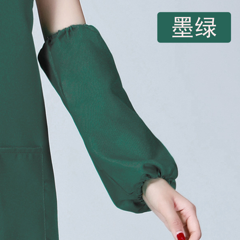Adulto oversleeve trabajo anti-fouling impermeable oversleeve restaurante Hotel oversleeve delantal oversleeve uniforme logotipo impreso