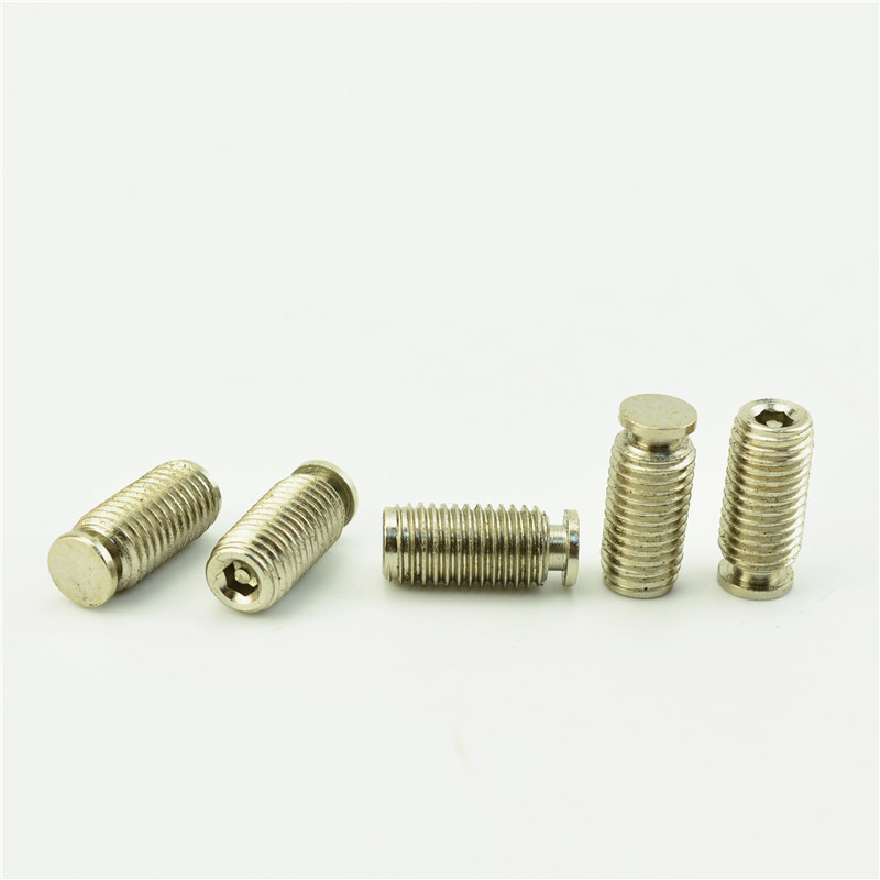 螺丝加工  双头螺钉丝 平头内六角防盗螺丝 内六角带柱螺钉六角头