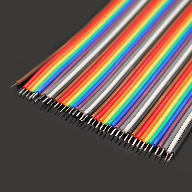 厂家直销 国产彩排线12*40   环保纯铜材质 杜邦线 实用广泛