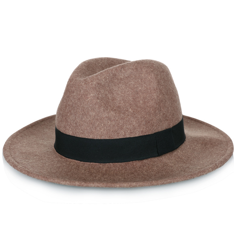 Sombrero de copa de lana pura 2021 Otoño e Invierno Caballero retro cómodo transpirable cálido sombrero de moda directo de fábrica bolsa de ayuda para el cabello
