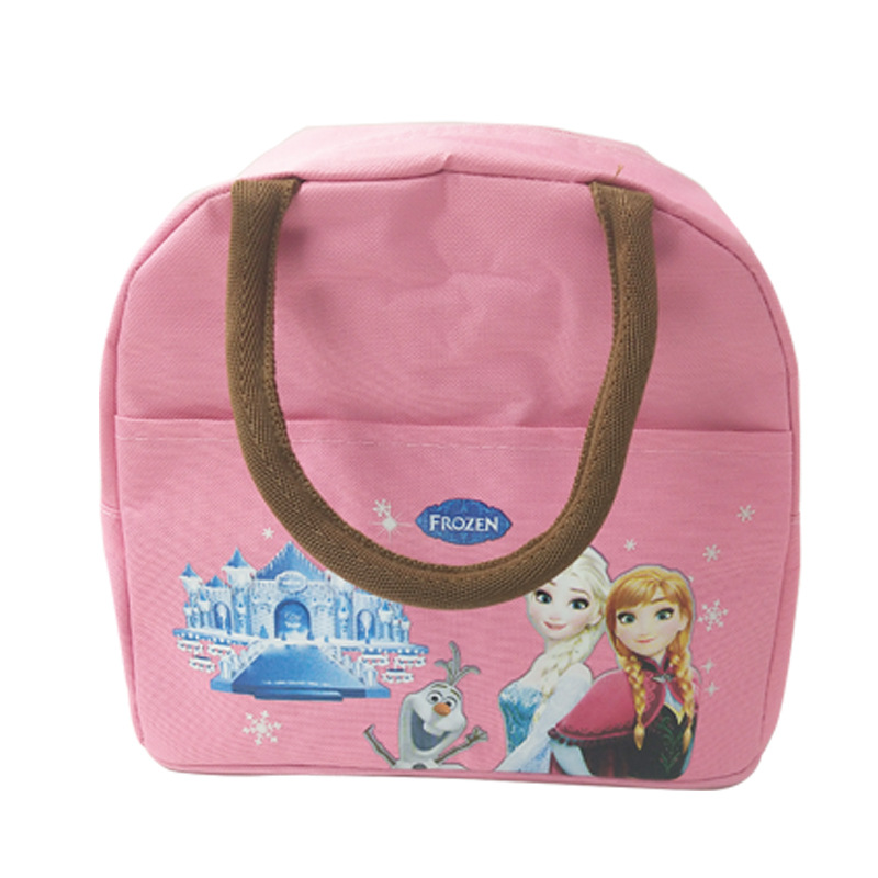 Two Sisters Korean Cartoon Insulation Bag Oxford Cloth Lunch Box Bag Handbag Lunch Bag