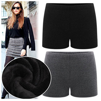 Cross-border winter warm plus velvet padded 3-point pants anti-light large size bottoming shorts 3-point pants insurance pants Cross-border winter warm plus velvet padded 3-point pants anti-light large size bottoming shorts 3-point pants insurance pants
