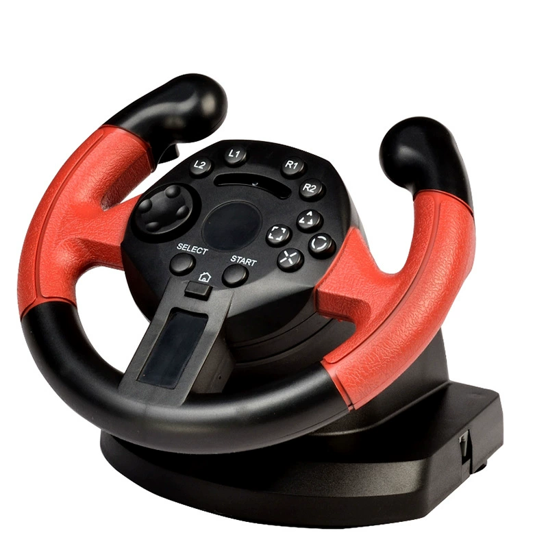 Small racing car, steering wheel, handle, action game, vibration