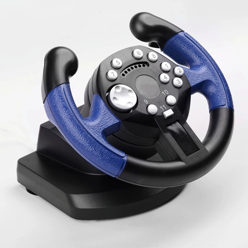 Small racing car, steering wheel, handle, action game, vibration
