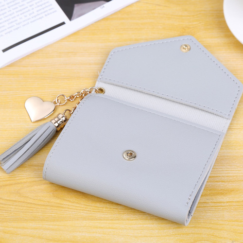 Factory direct sales women's wallet cute student tassel pendant trendy wallet wallet coin purse p