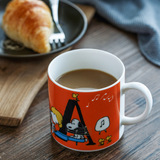 Импортированная подлинная Snoopy Adurise Ceramic Mug Daily Water Cup Cuercic Coffee Cupe Cupe