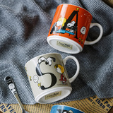Импортированная подлинная Snoopy Adurise Ceramic Mug Daily Water Cup Cuercic Coffee Cupe Cupe