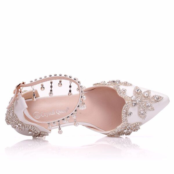 sandals with rhinestones