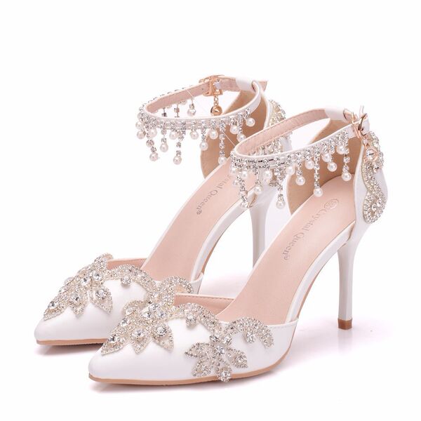sandals with rhinestones
