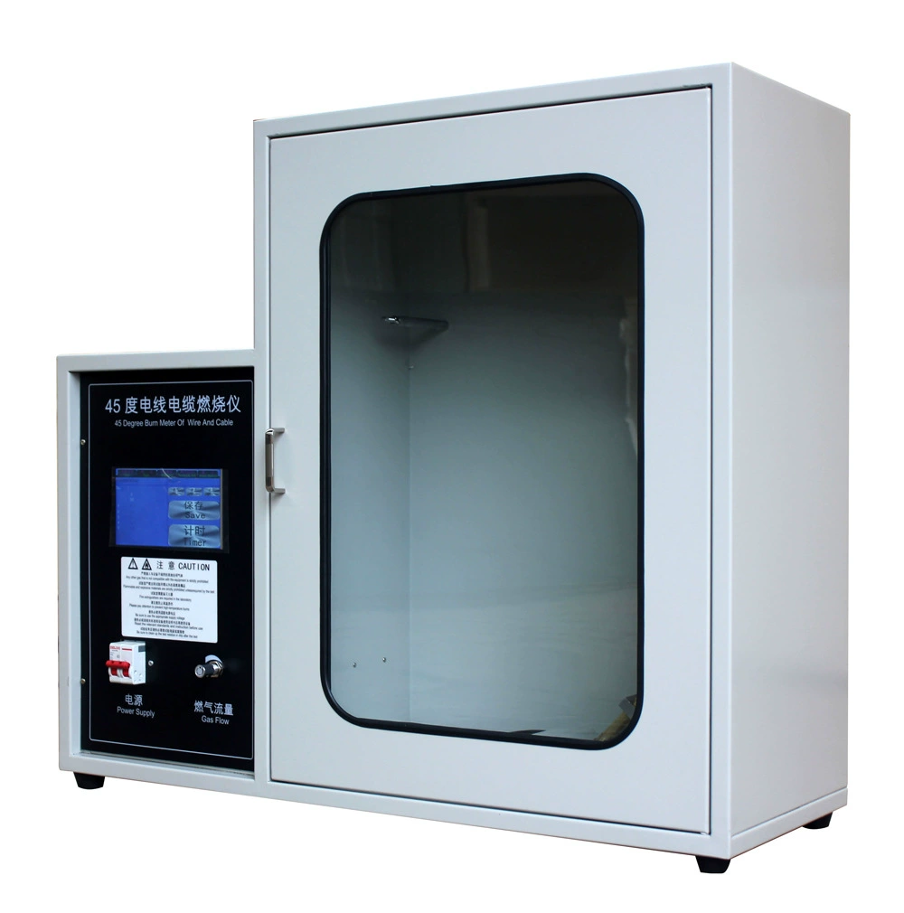 Высокоточный тестер сгорания ткани машины испытания сгорания 45 градусов