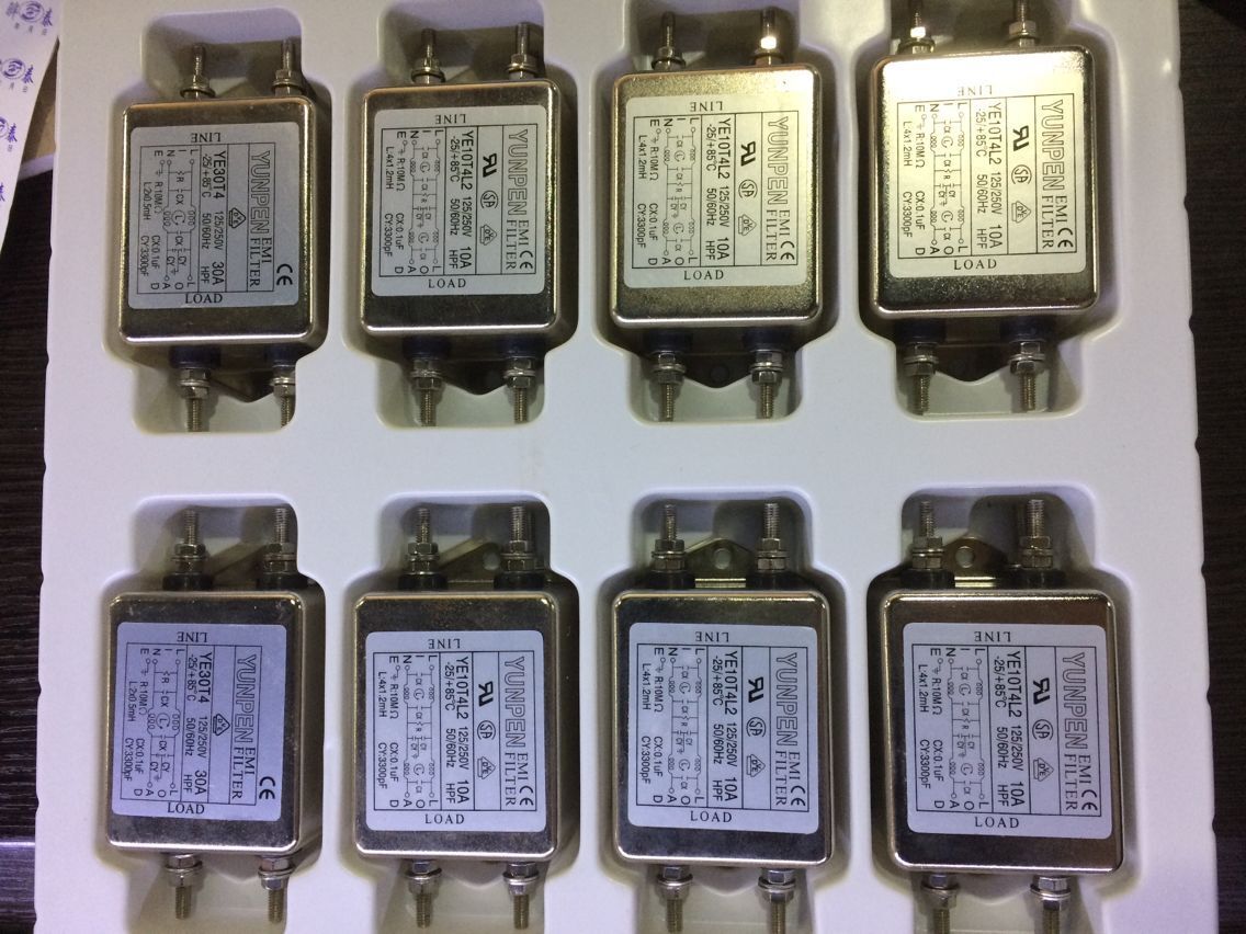 供应台湾云鹏电源滤波器：YC10T1.YC20T1 YE30T1 YE20T4 YQ04A1